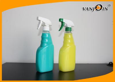 China Envases cosméticos vacíos plásticos verdes del amarillo 550ml, impresión de pantalla de seda en venta