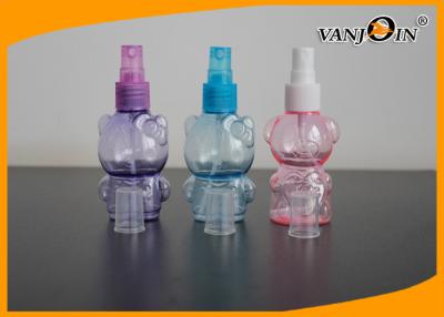 China El pequeño oso vacío 60ml/2oz formó las botellas cosméticas plásticas con el rociador en venta