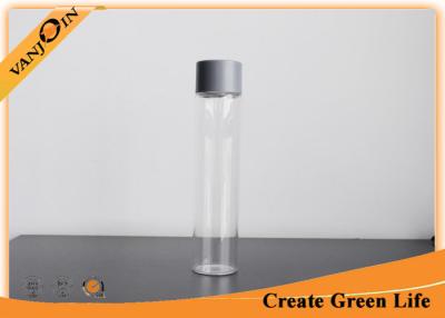 China 400 ml Voss Style Mineral Water Glass Beverage Bottles with Screw Plastic Cap for sale