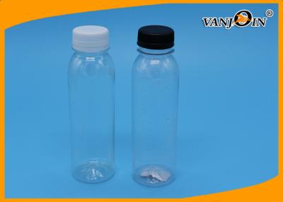 China 350ML Cylindrical PET Plastic Juice Bottles in Beverage Packaging for sale