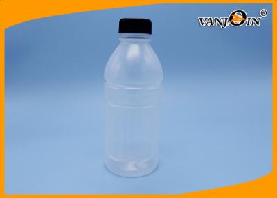 China 600ml PP Round Beverage Hot Filling Plastic Juice Bottle with Screw Lid for sale