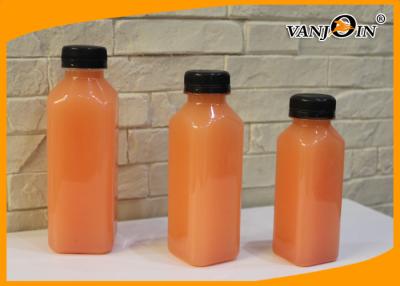 Chine bouteille carrée française en plastique de jus de 350ml 500ml pour le jus pressé à froid à vendre