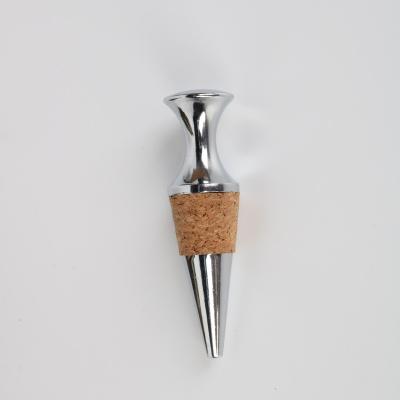 China Sustainable Zinc Alloy Wine Bottle Stopper for sale