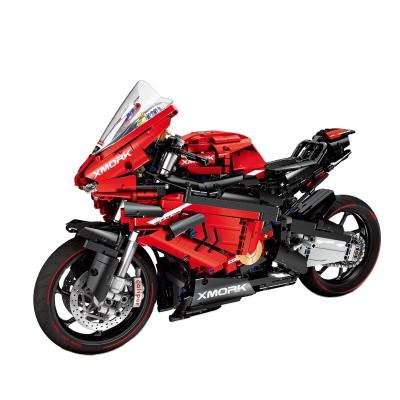 China 1:5 Toy New Arrival Mork 028001 Ducayi V4s Germany Tycole Motorcycle Model Toys Diy Bricks Building Set Building Blocks Toy for sale