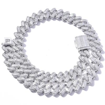 China Hiphop Quality Guarantee Mens Bracelet Style Luxury Cuban Link Chain Long Necklace Cuban Ornament Jewelry for sale