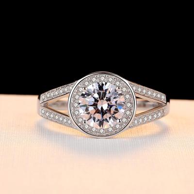 China CLASSIC S925 sterling silver ring with topaz temperament wedding ring fashion silver ring wholesale for sale