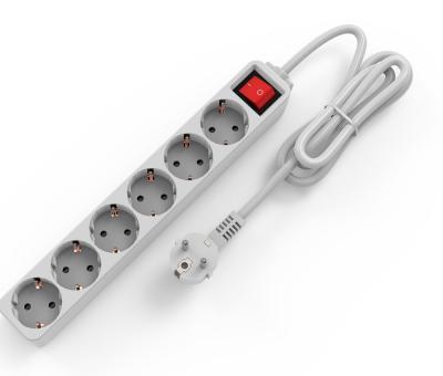 China Europe Commercial Electric Power Strip With 3/4/5 AC Outlets Power Cube Plug Power Cube Plug for sale