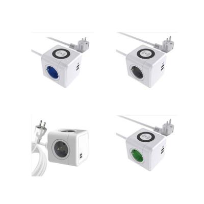 China 2022 Residential / All Purpose Europe Outlet Power Socket Power Cube Standard Strip for sale