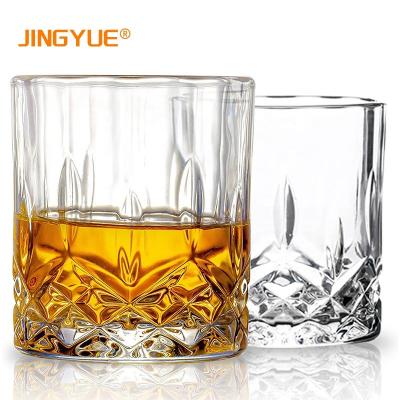 China New Classic/Postmodern Rock Glass 310ml 11oz Crystal Clear Bar Old-Fashioned Vodka Liquor Whiskey Glasses For Wedding Christmas for sale