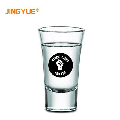 China In Stock 2oz Custom Logo Sublimation Souvenir Gifts Decorative and Collectible Beer Wine Rocket Shot Glass for Party Wedding for sale