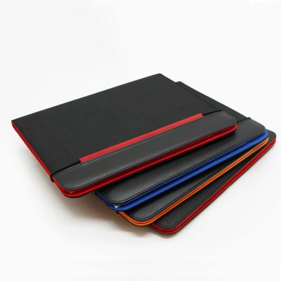 China Fashionable Size Multi-Function Folder Folder Multi-Card Position Folder Manager PU PVC Padfolio With Elastic Band for sale