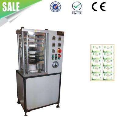 China Automatic Plastic PVC ID Card Making Machine For A4 Size Lamination for sale