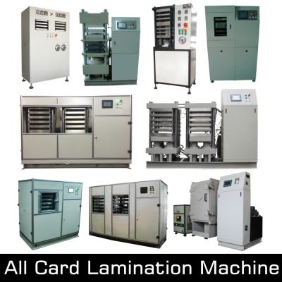 China PVC Plastic Card Making All Laminating Machines For Making Card for sale