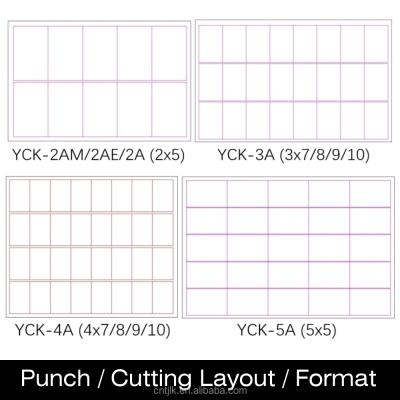 China 2x5 3x8 4x8 5x5 Plastic Card Slitters for sale