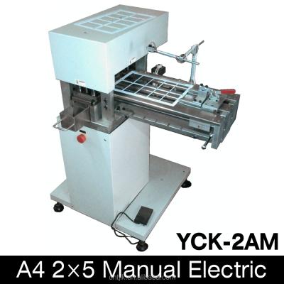 China 2AM A4 2x5 Plastic Electric Card Cutter YCK- Manual for sale