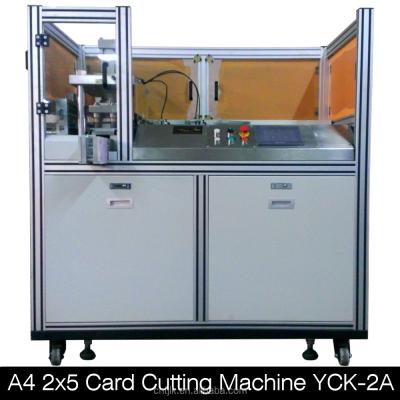 China Plastic ID Card PVC A4 Die Cutting Machine for sale