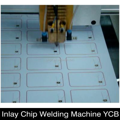 China Contactless RFID YCB Chip Inlay Chip Soldering Machine for sale