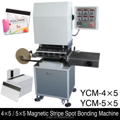 China YCM-4*5 5*5 Product Magnetic Stripe Cards 4x5 5x5 PVC Sheet Magnetic Stripe Plastic Card Machine for sale