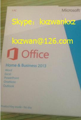 China Home / Business Microsoft Office Product Key Codes , Genuine Office 2013 FPP key for sale