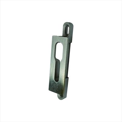 China Custom 304 Stainless Steel Metal Stamping Stainless Steel 304 Door Lock Strike Plate for sale