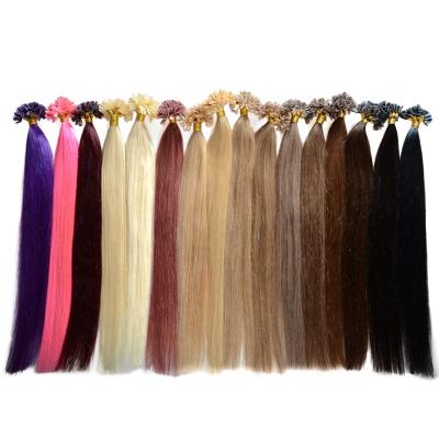 China AFPELO Top Grade Straight Blonde Pre Bonded Keratin Hair Extensions Supplier U/Nail Tip Hair Extension Remy Keratin Human Hair for sale