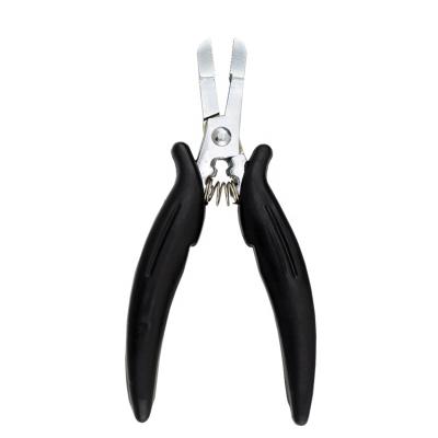 China D Type Pliers Stainless Steel Pliers For Keratin Hair Extension Tool Glue Remove Flat Tip Hair Pliers for sale