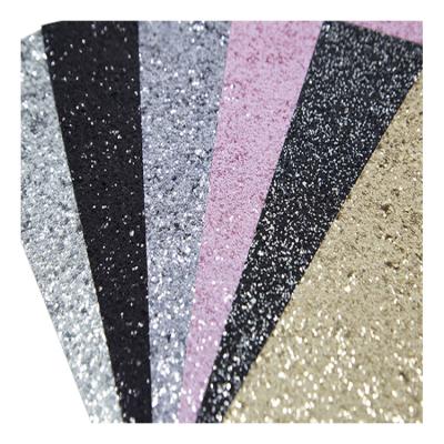 China Waterproof Glitter PU Vegetal Leather Synthetic Pu_leather For Shoes for sale