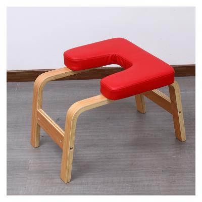 China Synthetic Yoga PU Cover Headstand Yoga Stool Inverted Chair à venda