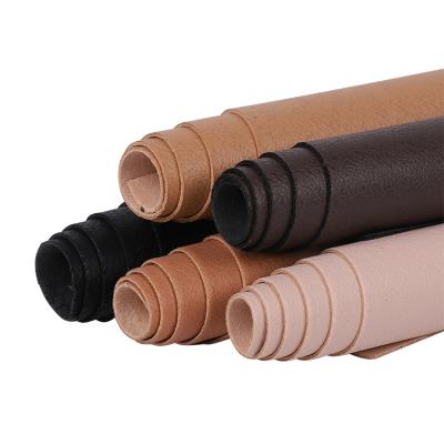 China Coagulated Leather Solid Synthetic Leather 0.6Mm Thick Breathable Eco-Friendly Waterproof Fabric Faux Rolls en venta