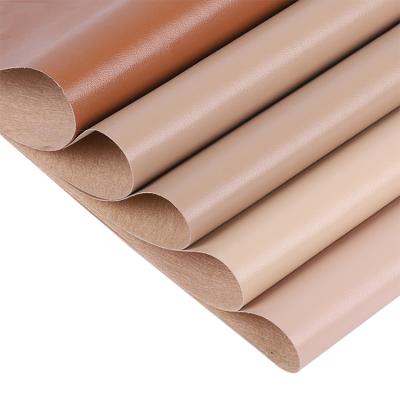 China China Factory 0.45Mm 0.5Mm Waterproof PU Microfiber Leatherette Embossing Synthetic Leather For Shoes Bags for sale