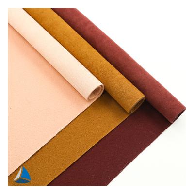 China Anti-Static High Quality Woven Textiles Bonded Suede Fabric Material For Shoe Upper for sale