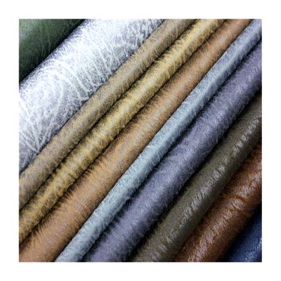 China Antistatic Sofa Fabric Jacquard Polyester Velvet Fabric For Living Room Furniture en venta