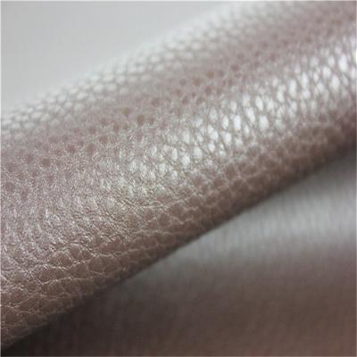 China Waterproof Microfiber Backing PU Shoe Fabric Leather Supplier en venta