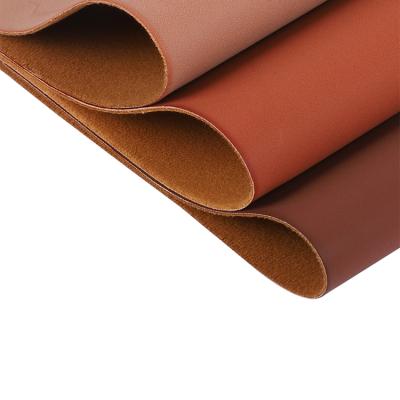 China Synthetic Leather Rolls Color Change PU Leather Waterproof Brushed Faux Leather For Label Book Cover for sale