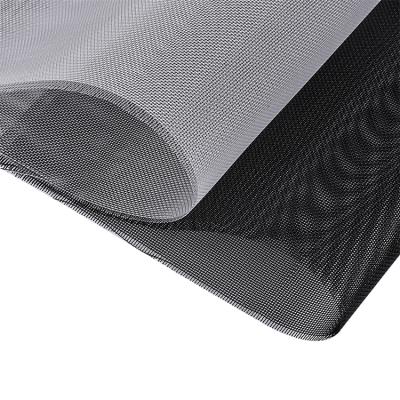 China Waterproof Breathable Black Sandwich Mesh Faux Leather Designer Fabric Synthetic Leather For Sports Shoes Bags for sale