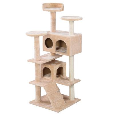 China Sisal Cat Tree With House And Scracthing Viable Luxury Mail for sale