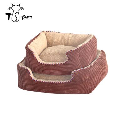 China Wholesale Luxury Sustainable Durable Fabric Dog Bed Soft Pet Dog Bed Pet Bed for sale