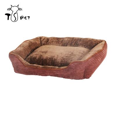 China Factory Price Eco Brown Durable Soft Large Dog Cat Bed Mat for sale