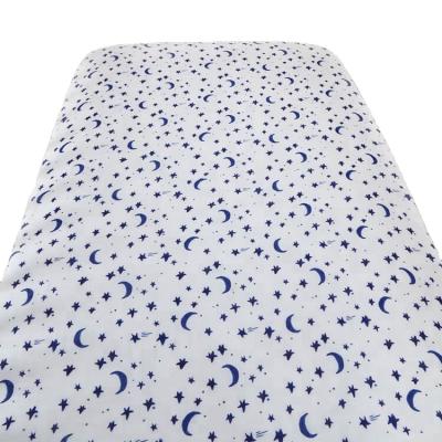 China Bacteria Printed Crib Sheet Set Baby Bedding Bedspread Cotton Crib Sheet Baby Mattress Size 100% Customization for sale