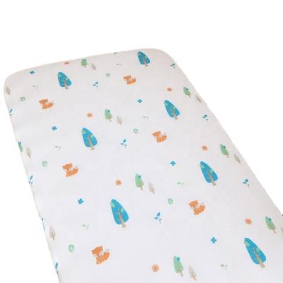 China Anti-bacteria Baby Waterproof Sheet Cotton Organic Bamboo Baby Soft Terry Cloth Printing Knitting Bedspread Lovely for sale