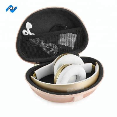 China Custom Eco-friendly Headphone Earphone Pocket Carrying Case EVA Portable Protective Headset Headphone Case Carry Case Storage Bag for sale