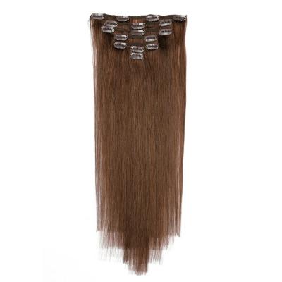 China Yasen Peruvian Remy Human Hair Silky Straight Extension Clip Ins Wave Straight Clip In Natural Hair Extensions 120G/Set 10-32 Inch Color for sale