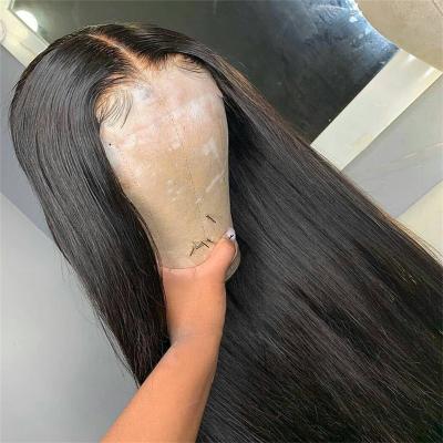 China 100% Lace Frontal Wig 180% 220% Density Wave 40inch Top Sale HD Full Lace Wig Silky Straight Hair 13x6 Lace Front Wig For Women for sale