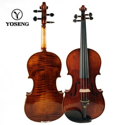 China Bulk Supply Flawless Solid Wood Violin For Kids&Adults for sale