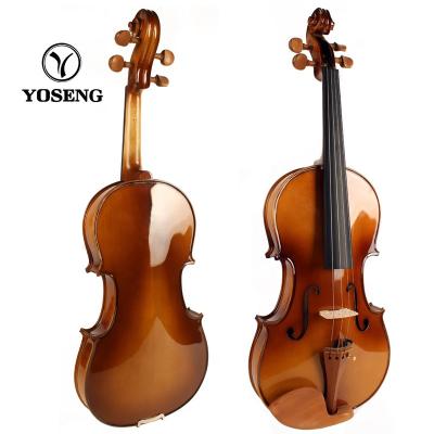 China Cheap price professional full size violin in flawless natural color wood for sale