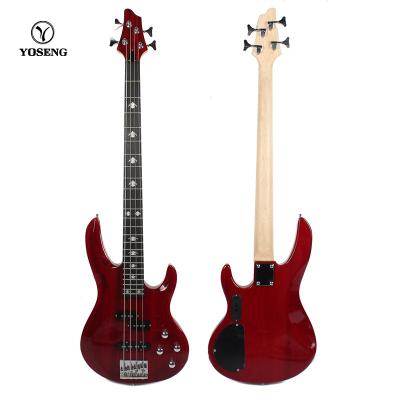 China China Mahogany Factory Hot Sale Customized Electric Bass Guitar for sale