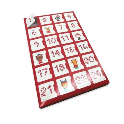 China Recyclable Fast Delivery Advent Calendar Christmas Box for sale