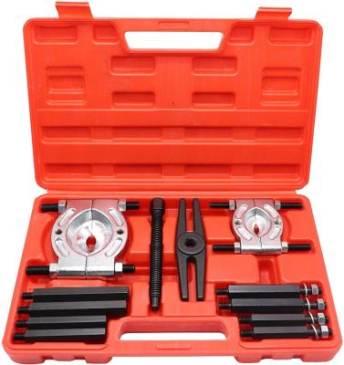 China High Quality Universal Hub Axle Puller Removal Set Pinion 5 Ton Capacity Bearing Gear Wheel Carbon Steel 45# 12 Bearing Separator Tool Kit for sale