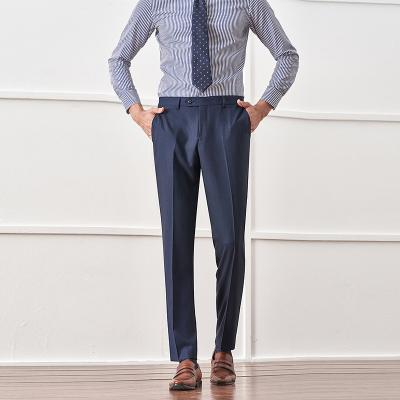 China Yibei Anti-Static Hot Selling New High Quality Men's Suits Slim Fit Business Casual Men's Trousers Twill Pants for sale