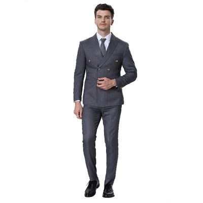 China 2022 New High Quality Anti-wrinkle Groomsman Wedding Dress Set Slim Wedding Party Plus Size Men's Set 3 Piece Men's Suit Set for sale